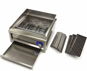 Commercial Grade Chargrill - Double Unit - 60cm Deep - Gas