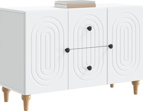 vidaXL Ντουλάπι TV Λευκό 89 x 34,5 x 60 εκ. Επεξεργασμένο Ξύλο