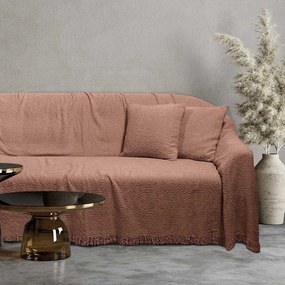 Ριχτάρι 0236 Blush Pink Das Home Τριθέσιο 180x300cm Πολυέστερ