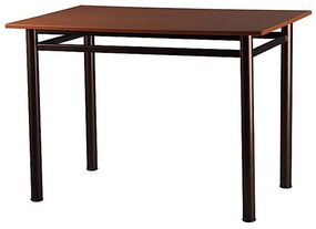 Τραπέζι DINNER σε καφέ-μαύρο χρώμα 110x70x77