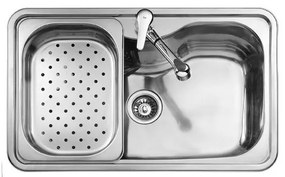 Teka Bahia 80 1C Inox Ένθετος Λείος Νεροχύτης