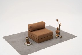 Πολυθρόνα Καφέ COMFORT 95x95x75