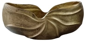 Βάζο Αλουμινίου Iwa 2 022133 39x9xH19cm Antique Gold Aluminium