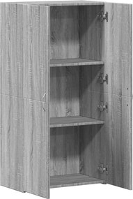 vidaXL Αρχειοθήκη Γκρι Sonoma 60x32x115 εκ. από Επεξεργασμένο Ξύλο