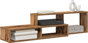 vidaXL ΡάφιΤηλεόρασηςΤοίχου 120x25x28,5εκ Επεξεργασμένο ξύλο