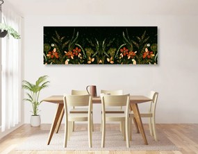 Εικόνα με floral στολίδι - 120x40