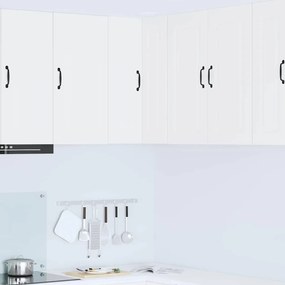 vidaXL Κρεμαστό ντουλάπι κουζίνας με ράφι Λευκό 57 x 57 x 80 εκ.