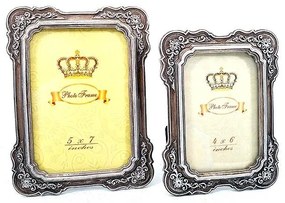Κορνίζα 223-25-036 20x25 C13244-80C Silver Polyresin