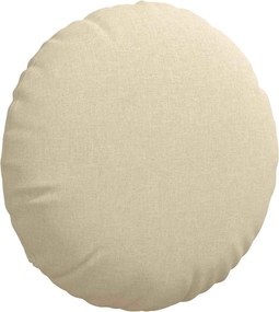 vidaXL Μαξιλάρια καθισμάτων 2 pcs Κρεμ Ø60 x 21 εκ ύφασμα