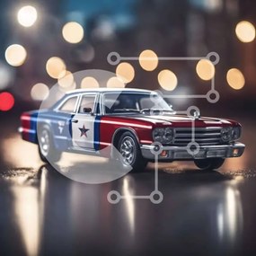 Intra Συλλεκτικό Ξύλινο Παζλ Plywood  4mm - Vintage παιχνίδι αυτοκίνητο και μικρά αντικείμενα Σε Ξύλινο Κουτί - Διαστάσεις: 10x10 cm – 25 κομμάτια