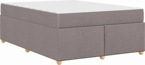 vidaXL Σκελετός Κρεβατιού Taupe 160 x 200 cm ύφασμα