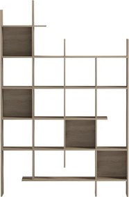 Βιβλιοθήκη Manco pakoworld sonoma 122x25.5x188εκ