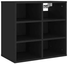 vidaXL Παπουτσοθήκες 2 τεμ. Μαύρες 52,5 x 30 x 50 εκ.