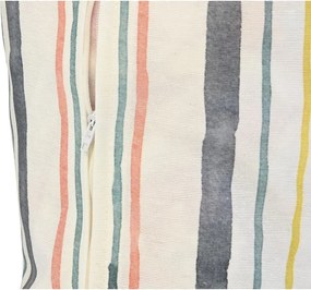 Μαξιλάρι DKD Home Decor Γη Πολύχρωμο Αλουμίνιο Ρίγες 120 x 80 x 16 cm