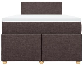 ΚΡΕΒΑΤΙ BOXSPRING ΜΕ ΣΤΡΩΜΑ ΣΚΟΥΡΟ ΚΑΦΕ 120X190 ΕΚ ΥΦΑΣΜΑΤΙΝΟ 3288915