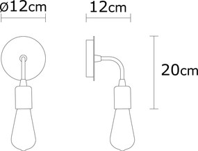 Wall Lamp Harput - N-1327 White