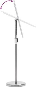 vidaXL Βάσεις Αφισών 2 pcs Ασημί 45 x 32,7 x 108 εκ. Αλουμίνιο