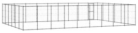 Κλουβί Σκύλου Εξωτερικού Χώρου 65,34 μ² από Ατσάλι - Μαύρο