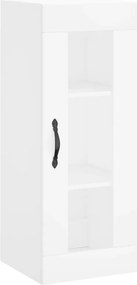 vidaXL Ντουλάπι Τοίχου Λευκό 34,5 x 34 x 90 εκ.