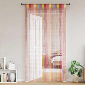vidaXL Κουρτίνες με Κρόσσια 2 τεμ. Πολύχρωμες 140 x 250 εκ.