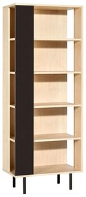 Βιβλιοθήκη Frame Δεξιά 16621269 80x46x211cm Natural-Black