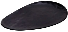 Πιατέλα Wavy MLB3211K18-6 28x40x2cm Black Espiel Μελαμίνη