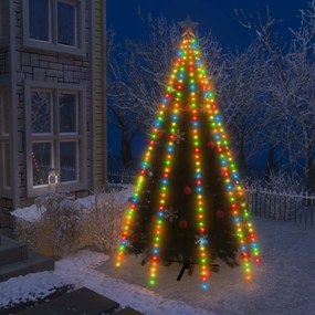 vidaXL Χριστουγεννιάτικα Λαμπάκια Χταπόδι 400 LED Πολύχρωμα 400 εκ.