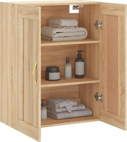 vidaXL Ντουλάπι Επιτοίχιο Sonoma Δρυς 69,5 x 34 x 90 εκ. Επεξεργ. Ξύλο