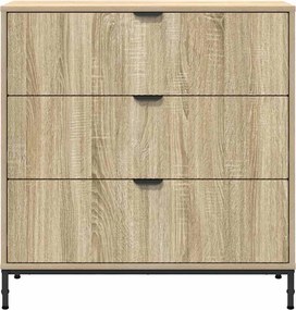 vidaXL Πλαϊνό γραφείο Δρύς Sonoma 79,5 x 33 x 82 εκ Επεξεργασμένο ξύλο