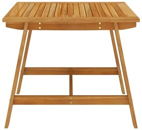 vidaXL Σετ Τραπεζαρίας Κήπου 5 Τεμαχίων Σκούρο Γκρι