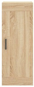 vidaXL Μπουφές Sonoma δρυς 34,5 x 34 x 180 εκ. από Επεξεργασμένο Ξύλο