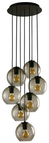 Φωτιστικό Οροφής Vetro VII 9131 Black Nowodvorski Metal, Glass