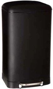 Κάδος Απορριμμάτων Ariane 133684 30lt Black Marva Μέταλλο