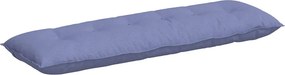 vidaXL Μαξιλάρι Πλάτης Μπλε τζην 160 x 50 x 19 cm ύφασμα
