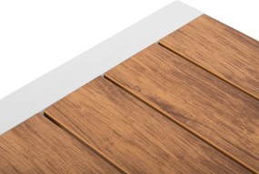 ΣΕΤ ΤΡΑΠΕΖΑΡΙΑΣ 5ΤΜΧ MAGNET HM10997.01 ΑΛΟΥΜΙΝΙΟ ΛΕΥΚΟ--POLYWOOD--P.E.ΣΧΟΙΝΙ
