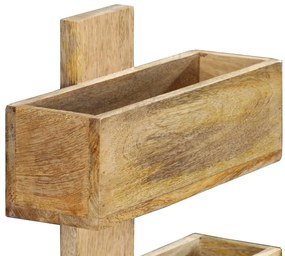 vidaXL Ραφιέρα Τοίχου για Περιοδικά 30x11x72 εκ. από Μασίφ Ξύλο Μάνγκο