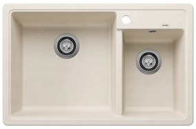 Blanco Legra 8 Soft White SILGRANIT® PuraDur® Γρανιτένιος Ένθετος Νεροχύτης 78x50cm