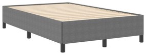 vidaXL Κρεβάτι Μάτ Ιδανικό Γκρι 120x200 εκ. Ύφασμα Κορδούρα