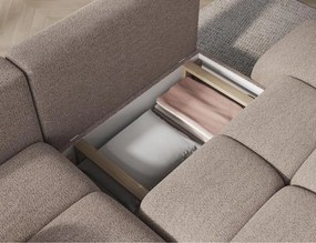 Γωνιακός Καναπές Vitalo-Μπεζ-Αριστερή