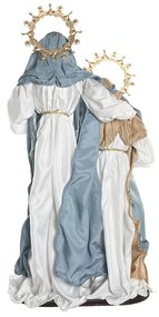 Χριστουγεννιάτικο Βηθλεέμ Home ESPRIT Μπλε Λευκό 48 x 28 x 90 cm