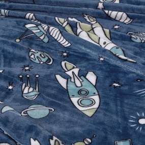 Κουβέρτα Fleece Μονή (160x220) Kentia Milky