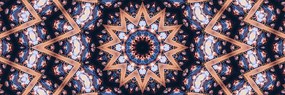 Εικόνα Mandala με ενδιαφέροντα στοιχεία στο βάθος - 150x50