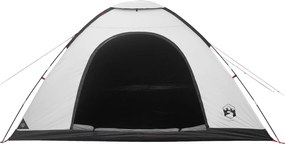 vidaXL Σκηνή Camping 6 ατόμων Λευκό Μαύρο
