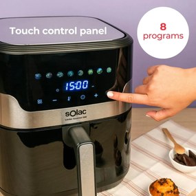 Φριτέζα με Αέρα Solac Μαύρο 1700 W 8 L