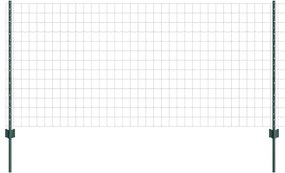 vidaXL Τεντώτο με στήριγμα Πράσινο 1 x 25 m Ατσάλι