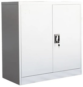 Ντουλάπα Armon I Μεταλλική Ανοιχτό Γκρί 90x40x90 εκ. 90x40x90 εκ.