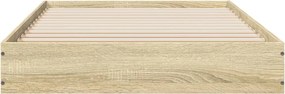 vidaXL Πλαίσιο Κρεβατιού Χωρ. Στρώμα Sonoma Δρυς 75x190εκ Επεξ. Ξύλο