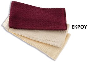 DIMcol Πετσέτα Frotte κουζίνας Cotton 100% 40Χ70 ΕΚΡΟΥ 1331812800000005