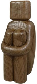Διακοσμητική Φιγούρα Seduto 033285 9,5x7,5x20cm Brown Πολυρεσίνη
