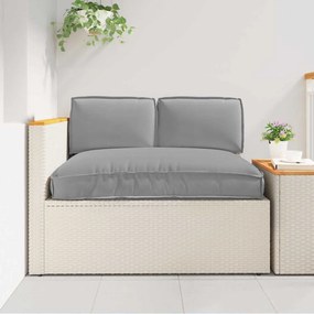 vidaXL Σετ μαξιλαριών Ύφασμα Όξφορντ Γκρι 120 x 80 x 52 εκ.